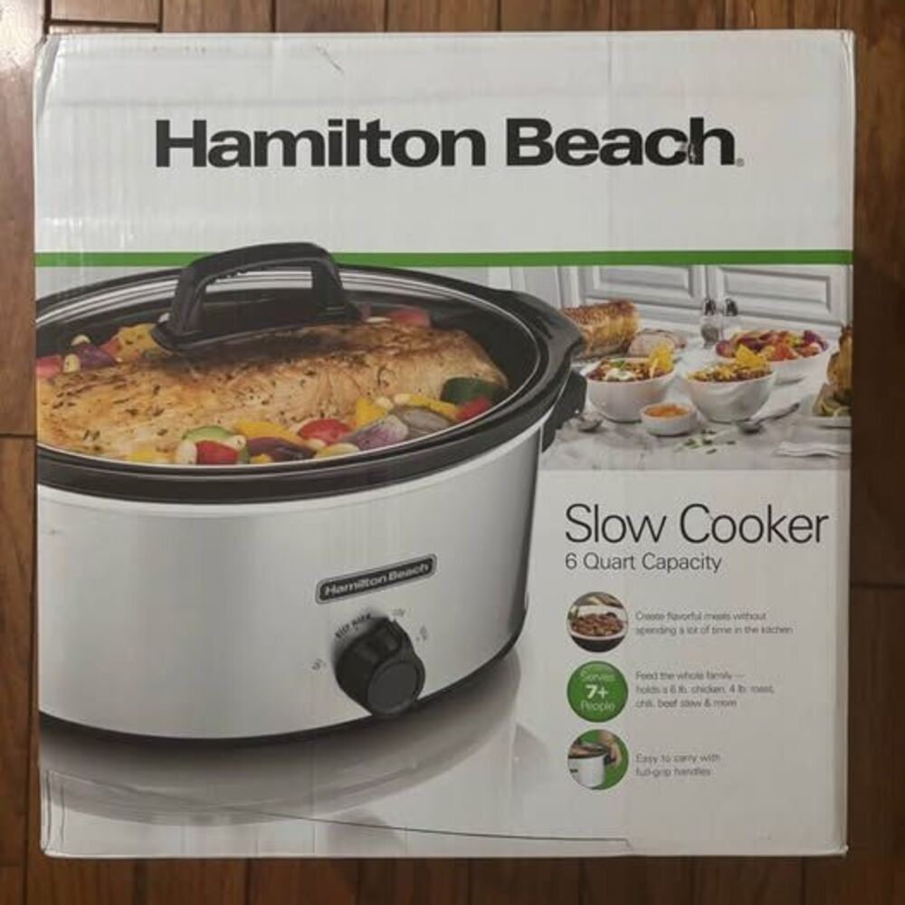 (Brand New) Slow Cooker Hamilton Beach 6 Qt